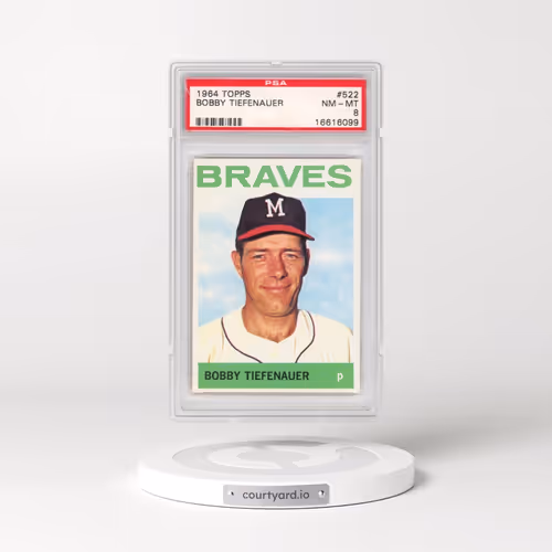 1964 Topps #522 Bobby Tiefenauer (PSA 8 NM-MT)