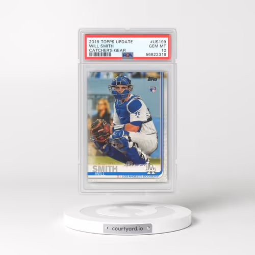 2019 Topps Update #US199 Will Smith - Catcher's Gear (PSA 10 GEM MINT)