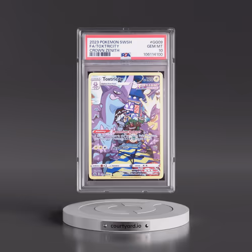 2023 Pokémon Sword and Shield Crown Zenith #GG09 Toxtricity - Full Art (PSA 10 GEM MINT)