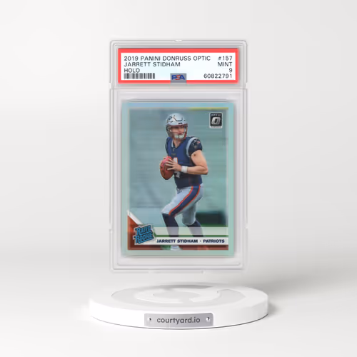 2019 Panini Donruss Optic #157 Jarrett Stidham - Holo (PSA 9 MINT)
