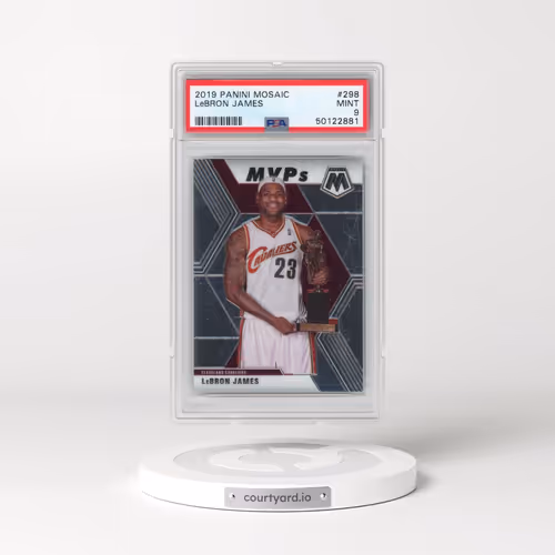 2019 Panini Mosaic #298 LeBron James (PSA 9 MINT)
