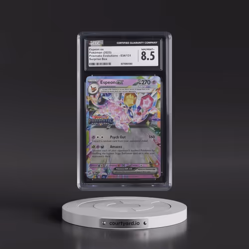 2024 Prismatic Evolutions - PRE EN #034/131 Espeon ex - Surprise Box (Prismatic Evolutions Stamp) (H