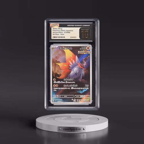 2023 Pokémon Sv4k-Ancient Roar #074 Slither Wing - Art Rare (CGC 10 PRISTINE)