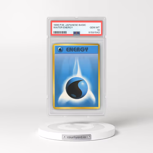 1996 Japanese Base Set Water Energy (PSA 10 GEM MINT)