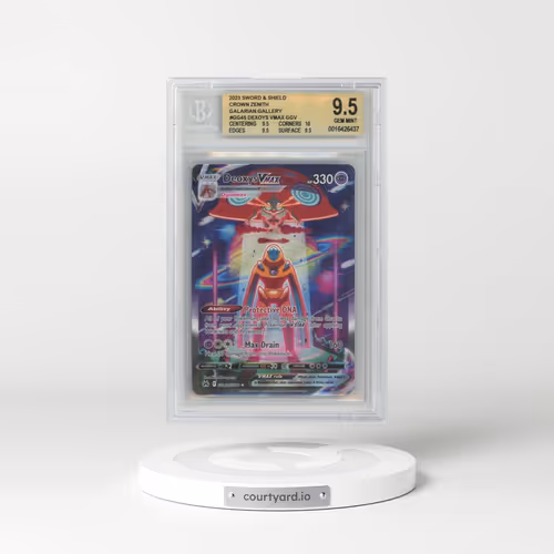 2022 Crown Zenith #GG45 Deoxys VMAX - Holo (BGS 9.5 GEM MINT)