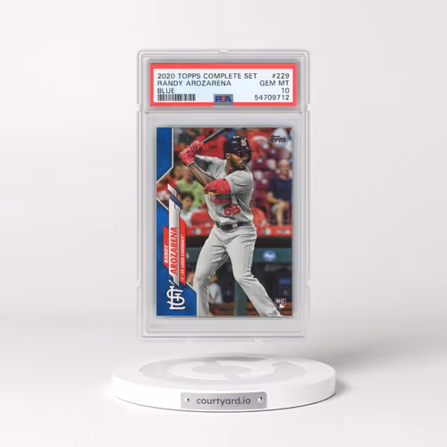 2020 Topps Complete Set #229 Randy Arozarena - Blue (PSA 10 GEM MINT)