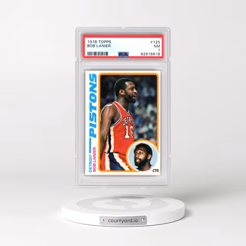 1978 Topps #125 Bob Lanier (PSA 7 NM)