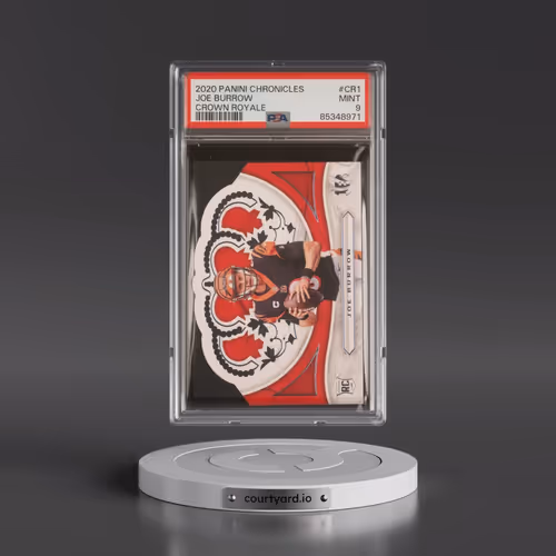 2020 Panini Chronicles Crown Royale #CR1 Joe Burrow (PSA 9 MINT)