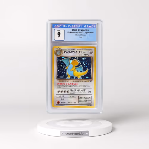 1997 Rocket Gang Dark Dragonite - Holo (CGC 9 MINT)