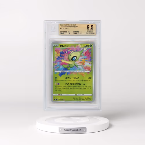 2020 Legendary Heartbeat #009 Celebi - Amazing Rare (BGS 9.5 GEM MINT)