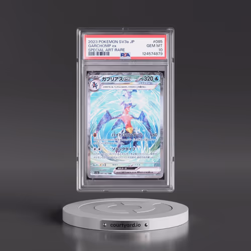 2023 Pokémon Sv3a-Raging Surf #085 Garchomp EX - Holo Special Art Rare (PSA 10 GEM MINT)