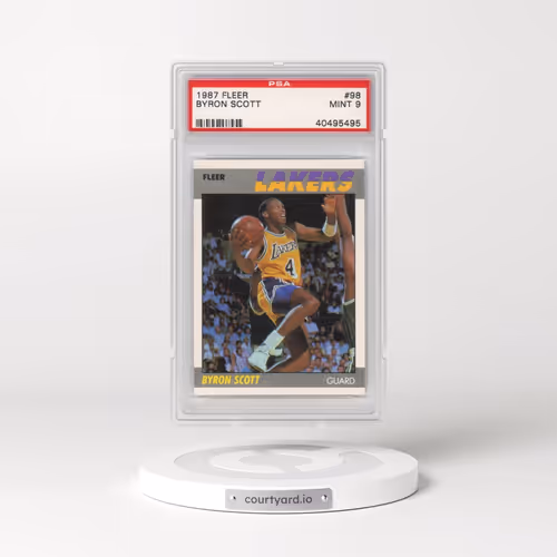 1987 Fleer #98 Byron Scott (PSA 9 MINT)