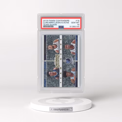 2019 Panini Contenders Team Quads #15 Brandon Clarke/Ja Morant/Jaren Jackson Jr./Jonas Valanciunas (