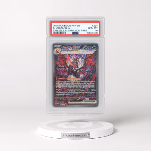 2024 Pokémon Paf EN-Paldean Fates #234 Charizard EX - Holo Special Illustration Rare (PSA 10 GEM MIN