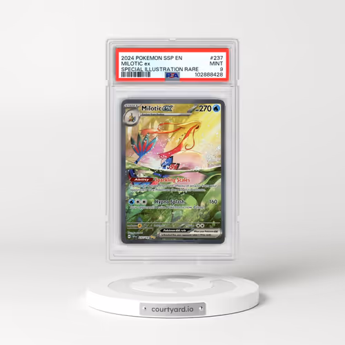 2024 Pokémon Ssp EN-Surging Sparks #237 Milotic EX - Holo Special Illustration Rare (PSA 9 MINT)