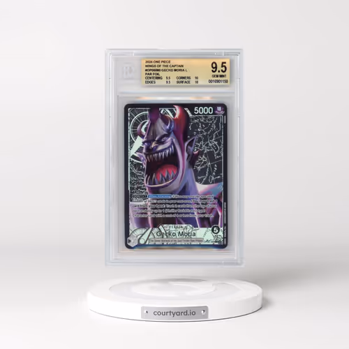 2024 One Piece Wings of the Captain #OP06080 Gecko Moria ALT ART L (BGS 9.5 GEM MINT)
