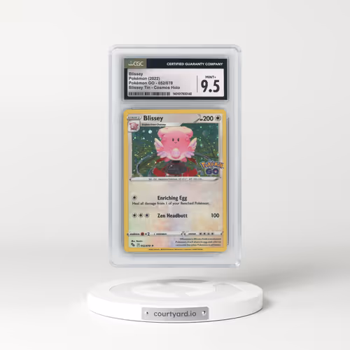 2022 Pokémon GO #052/078 Blissey - Blissey Tin Cosmos Holo (CGC 9.5 MINT+)