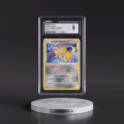 2022 Silver Tempest #120/195 Radiant Jirachi - Holo (CGC 9 MINT)