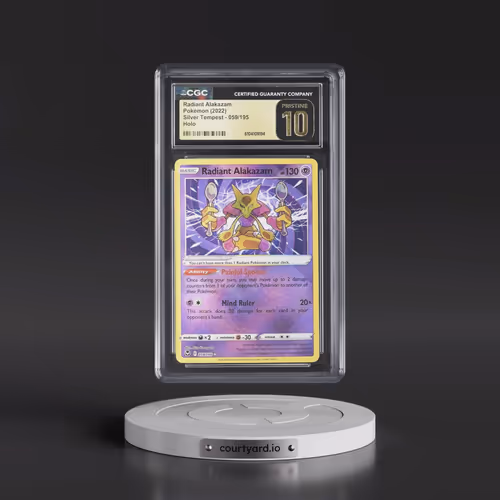 2022 Silver Tempest #059/195 Radiant Alakazam - Holo (CGC 10 PRISTINE)