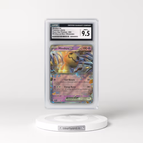 2023 Black Star Promos - Scarlet & Violet SVP EN #004 Mimikyu ex - Mimikyu ex Box / Showcase (CGC 9.5 MINT+)