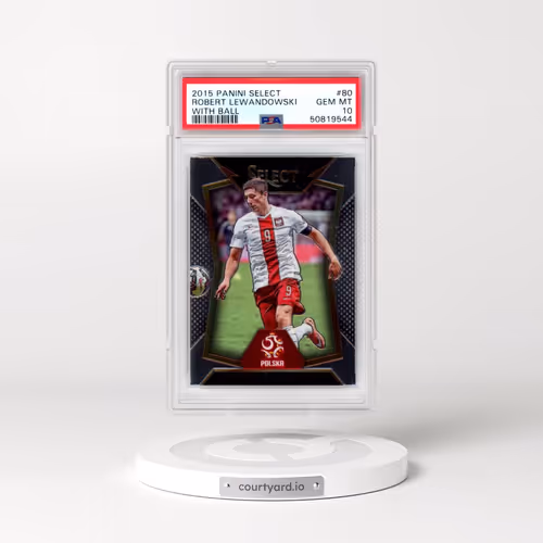 2015 Panini Select #80 Robert Lewandowski - With Ball (PSA 10 GEM MINT)