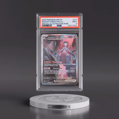 2025 Pokémon Dri EN-Destined Rivals #231 Team Rocket's Mewtwo EX - Holo Special Illustration Rare (P