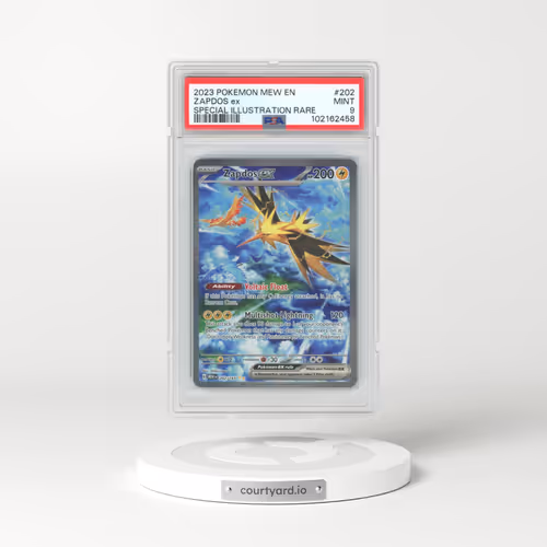 2023 Pokémon Mew EN-151 #202 Zapdos EX - Holo Special Illustration Rare (PSA 9 MINT)