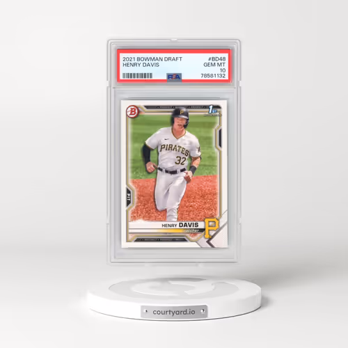 2021 Bowman Draft #BD48 Henry Davis (PSA 10 GEM MINT)