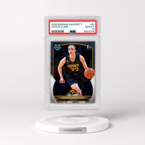 2022 Bowman Chrome University #50 Caitlin Clark (PSA 10 GEM MINT)