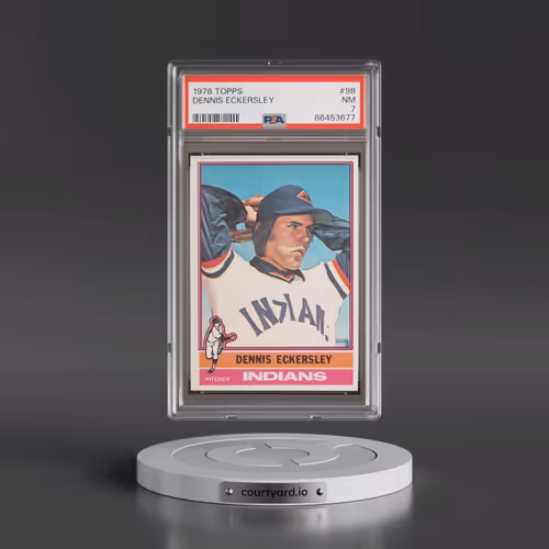 1976 Topps #98 Dennis Eckersley (PSA 7 NM)