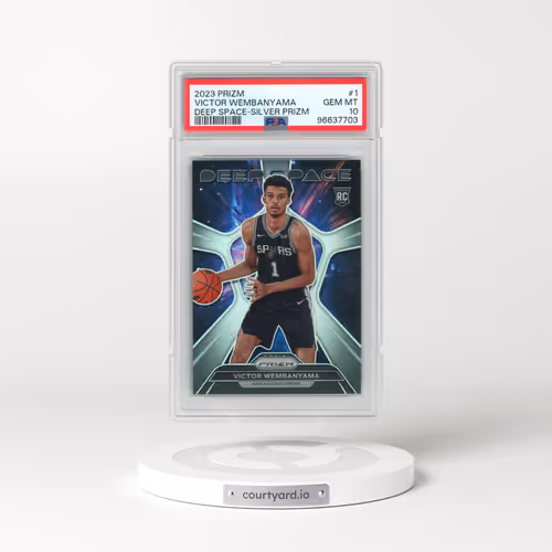 2023 Panini Prizm Deep Space #1 Victor Wembanyama - Silver Prizm (PSA 10 GEM MINT)