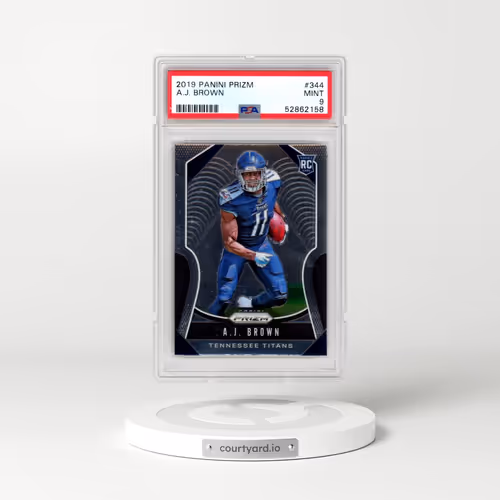 2019 Panini Prizm #344 A.J. Brown (PSA 9 MINT)