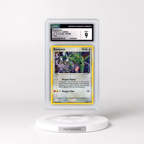 2005 EX Emerald #9/106 Rayquaza - Holo (CGC 9 MINT)