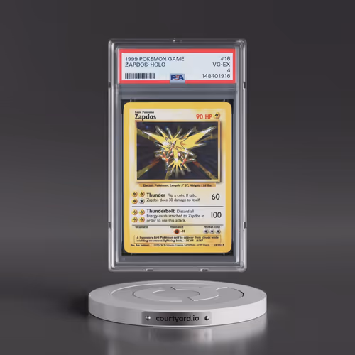 1999 Pokémon Game #16 Zapdos - Holo (PSA 4 VG-EX)