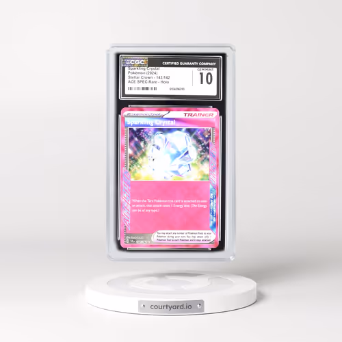 2024 Pokémon Scr EN-Stellar Crown #142 Sparkling Crystal (CGC 10 GEM MINT)