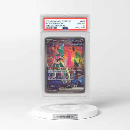 2023 Pokémon Sv4m-Future Flash #089 Iron Valiant EX - Holo Special Art Rare (PSA 10 GEM MINT)