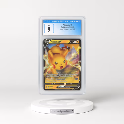 2020 Vivid Voltage #43 Pikachu V - Holo (CGC 9 MINT)