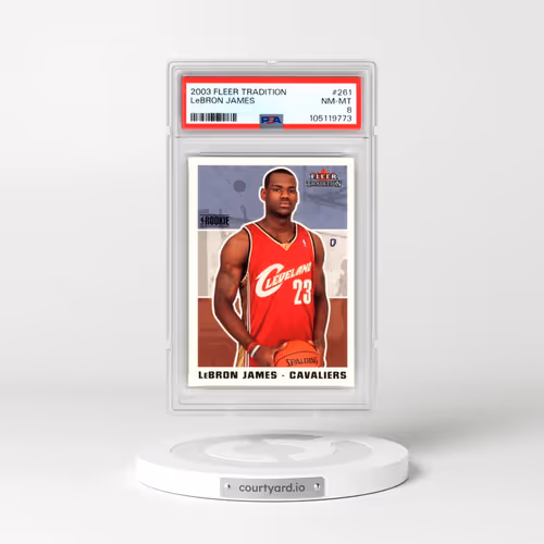 2003 Fleer Tradition #261 LeBron James (PSA 8 NM-MT)