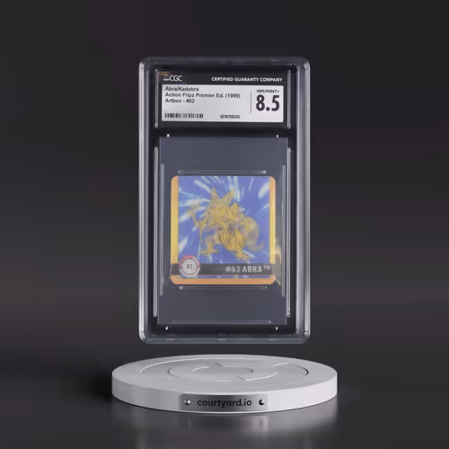 1999 Action Flipz Premier Edition (Artbox) - English #02 Abra/Kadabra (CGC 8.5 NM-MT+)