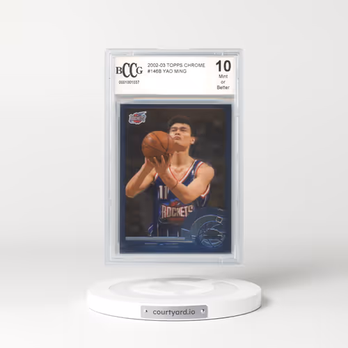 2022-03 Topps Chrome #146B Yao Ming (BCCG 10 GEM MINT)