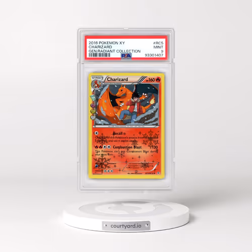2016 Pokémon XY Generations Radiant Collection #RC5 Charizard (PSA 9 MINT)