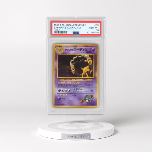 1999 Pokémon Gym 2 #65 Sabrina's Alakazam - Holo (PSA 10 GEM MINT)