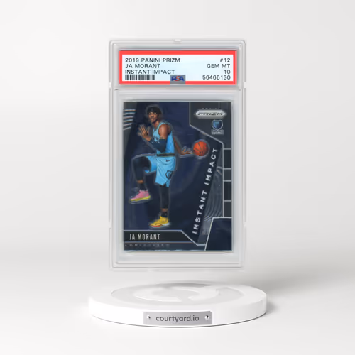 2019 Panini Prizm Instant Impact #12 Ja Morant (PSA 10 GEM MINT)
