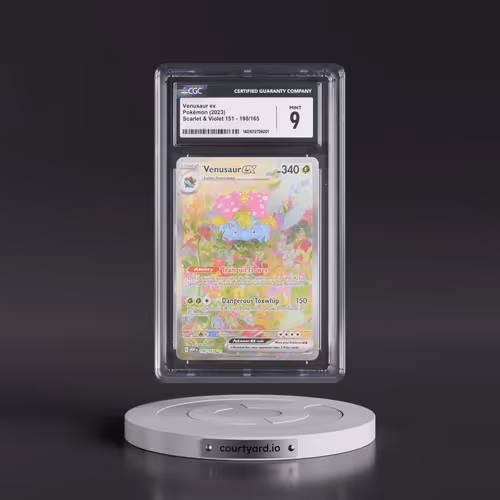 2023 Scarlet & Violet 151 - MEW EN #198/165 Venusaur ex - Special Illustration Rare (Holo) (CGC 9 MI