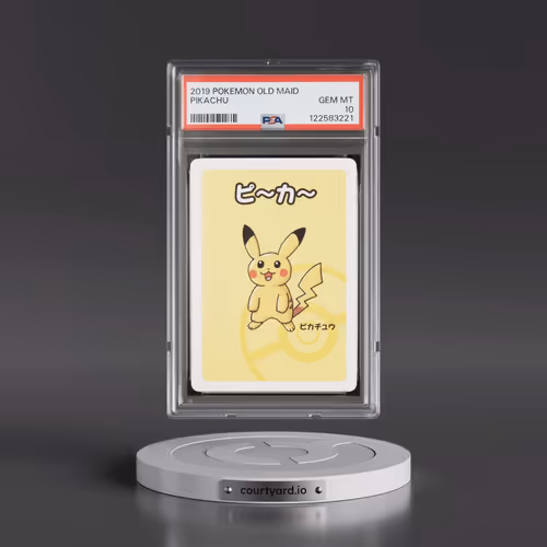 2019 Pokémon Old Maid Pikachu (PSA 10 GEM MINT)