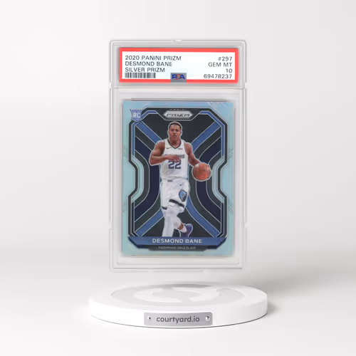 2020 Panini Prizm #297 Desmond Bane - Silver Prizm (PSA 10 GEM MINT)