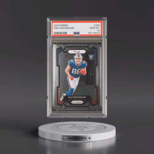 2023 Panini Prizm #308 Dalton Kincaid (PSA 10 GEM MINT)