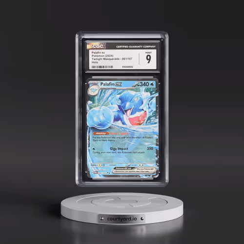 2024 Pokémon Twm EN-Twilight Masquerade #061 Palafin EX - Holo (CGC 9 MINT)