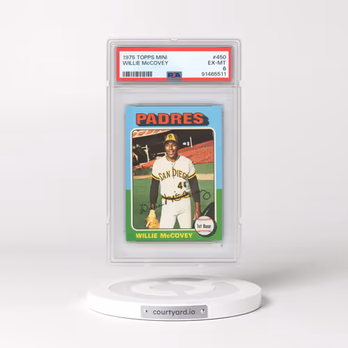 1975 Topps Mini #450 Willie McCovey (PSA 6 EX-MT)