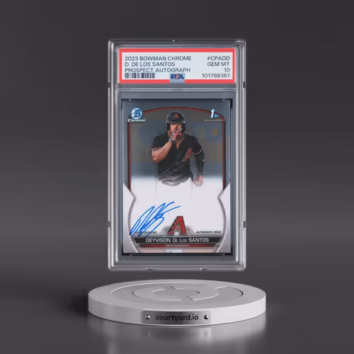 2023 Bowman Chrome Prospect Autographs #CPADD Deyvison de los Santos (PSA 10 GEM MINT)